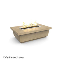 Contempo 52" Rectangle Concrete Fire Pit Table | American Fyre Designs — view 2