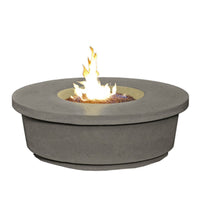 Contempo 47" Round Concrete Fire Pit Table | American Fyre Designs — view 2