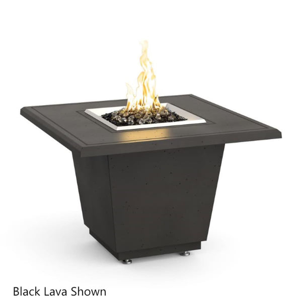 Cosmopolitan 36" Square Concrete Fire Pit Table | AFD