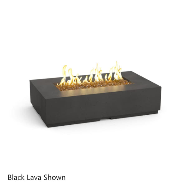 Legend 60" Rectangle Concrete Fire Pit Table | American Fyre Designs