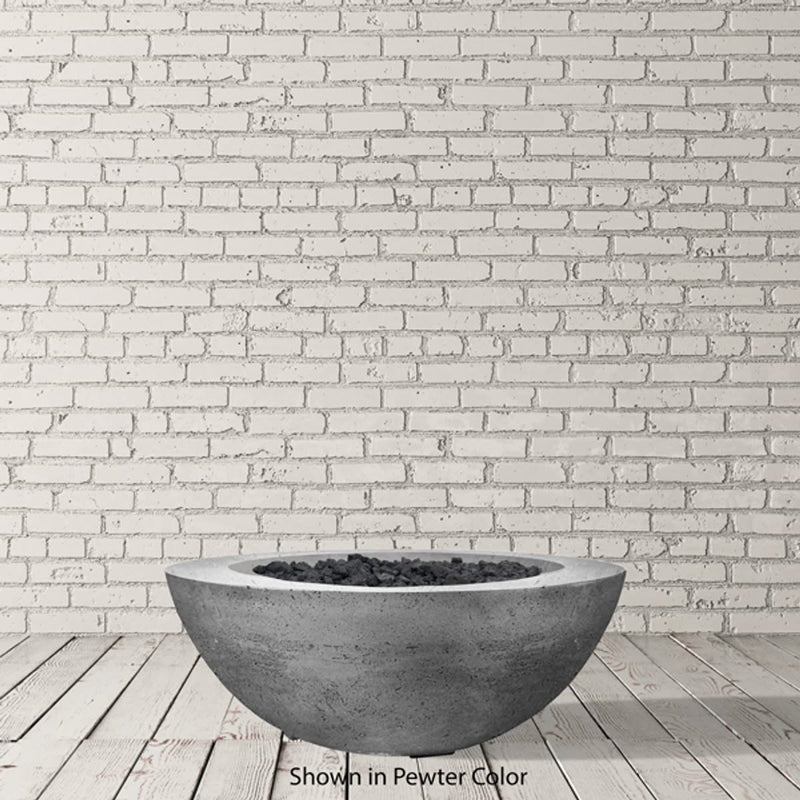 Moderno VI Round Concrete Fire Pit Table | Prism Hardscapes — view 2