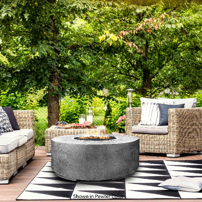 Rotondo Round Concrete Fire Pit Table | Prism Hardscapes — view 3
