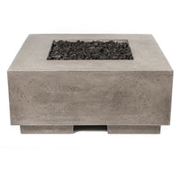 Tavola II 36" Square Concrete Fire Pit Table | Prism Hardscapes — view 4