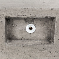 Tavola II 36" Square Concrete Fire Pit Table | Prism Hardscapes — view 10
