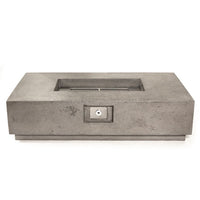 Tavola IV 38" Rectangle Concrete Fire Pit Table | Prism Hardscapes — view 3