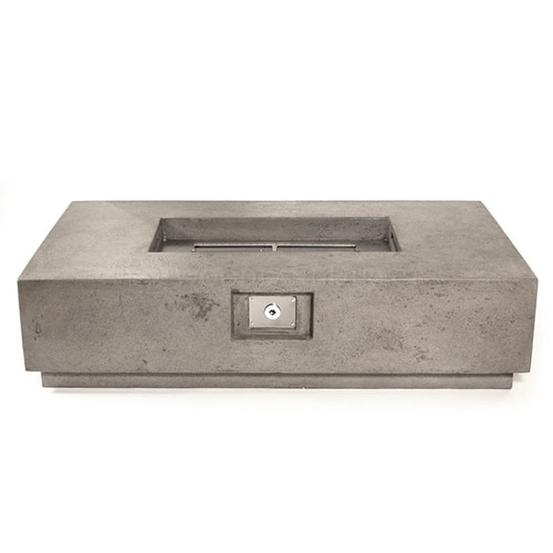 Tavola IV 38" Rectangle Concrete Fire Pit Table | Prism Hardscapes — view 3