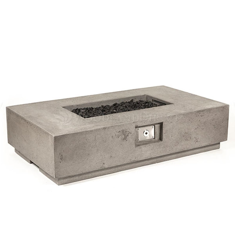 Tavola IV 38" Rectangle Concrete Fire Pit Table | Prism Hardscapes — view 5