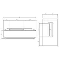 Tavola V 38" Concrete Fire Pit Table | Prism Hardscapes — view 6