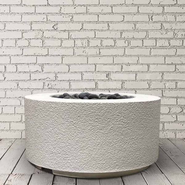 Tuscany Cilindro Bowl Round Concrete Fire Pit Table | Prism Hardscapes
