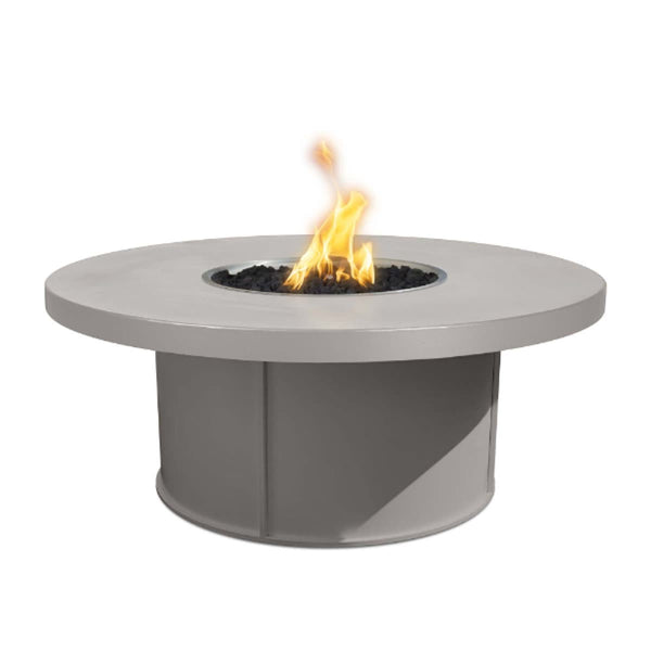 Mabel Round Powder Coat Steel Fire Pit Table | The Outdoor Plus
