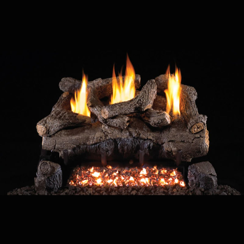 24" Evening Fyre See-Through Ventless Gas Logs | Real Fyre