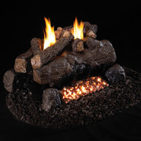 18" Evening Fyre See-Through Ventless Gas Logs | Real Fyre