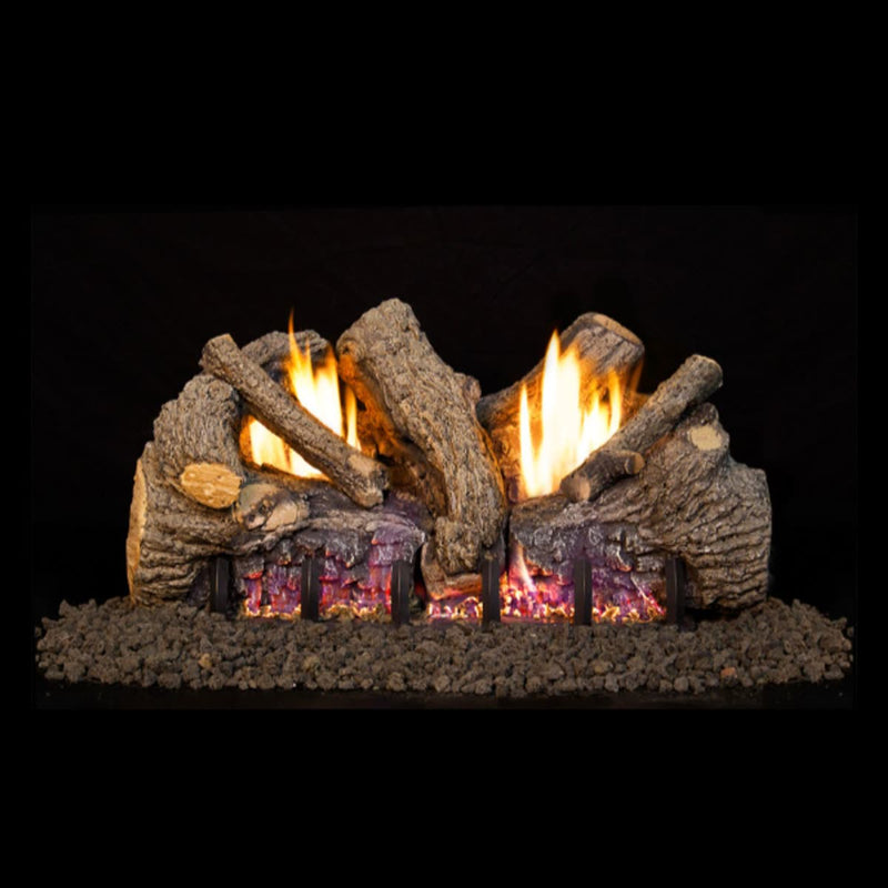30" Foothill Oak Ventless Gas Logs | Real Fyre