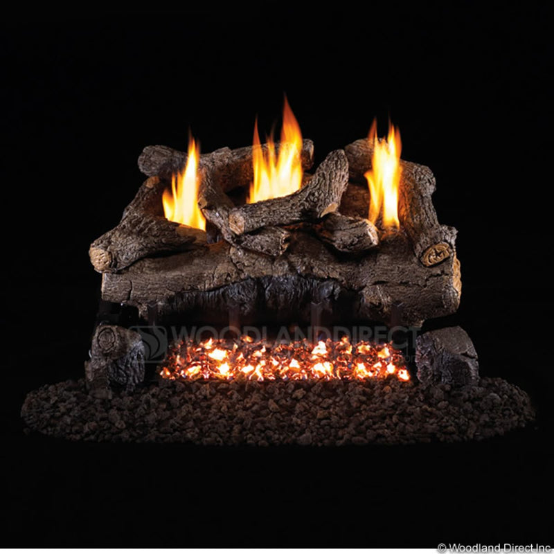 30" Peterson Evening Fyre Ventless Gas Logs | Real Fyre