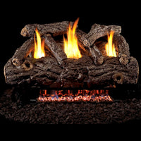 20" Peterson Golden Oak Designer Refractory Ventless Gas Logs | Real Fyre
