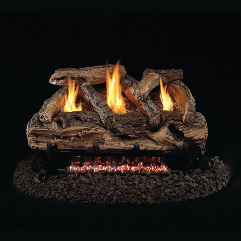 20" Split Oak Ventless Gas Logs | Real Fyre