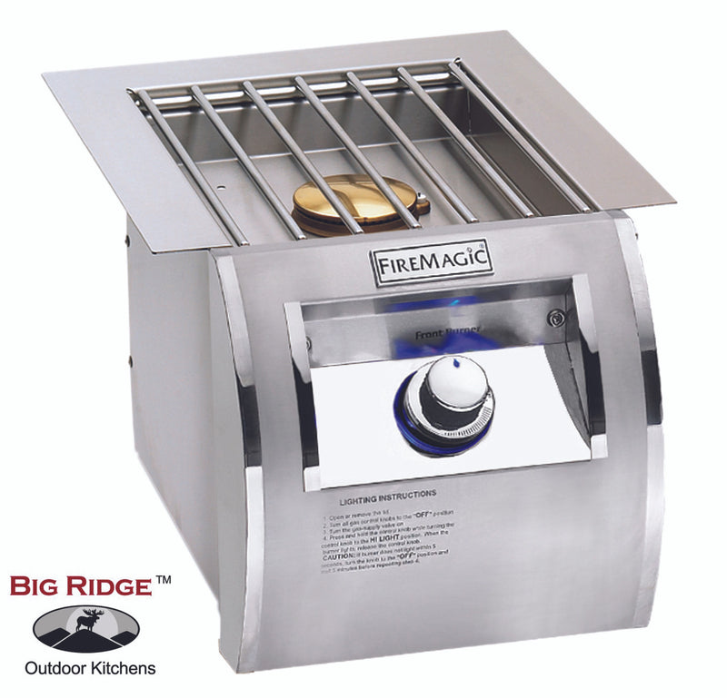 Fire Magic Echelon Diamond Built-In Single Side Burner - Natural Gas (32794-1)