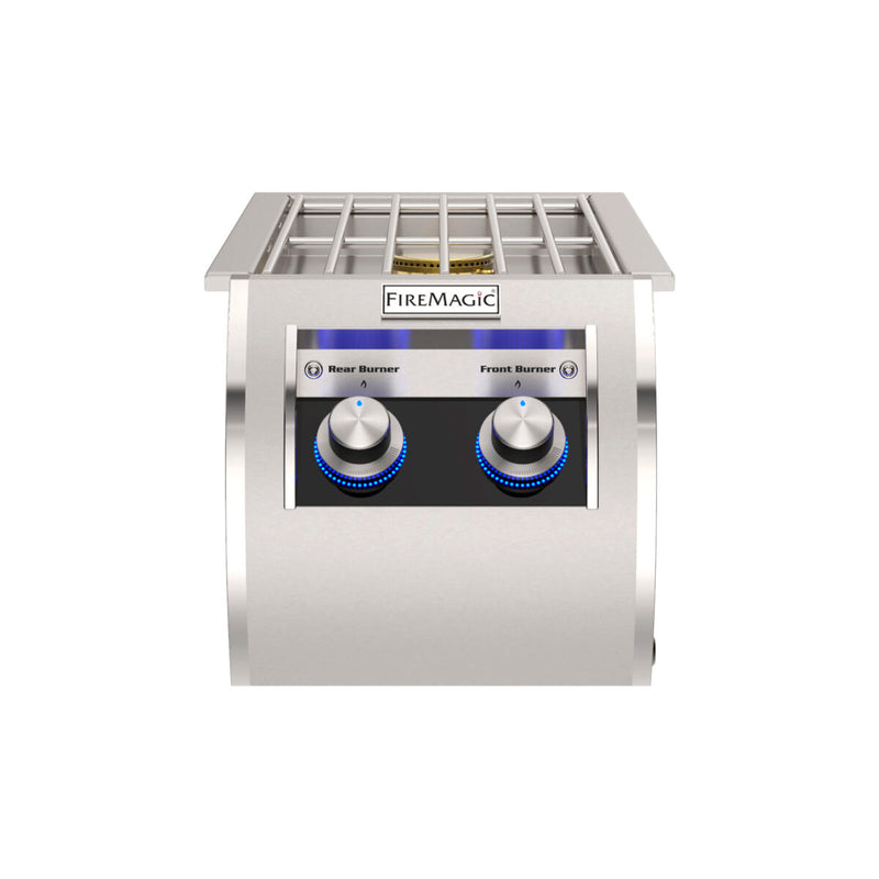 Fire Magic Echelon Diamond Built-In Double Side Burner - Natural Gas