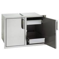 Fire Magic Premium Flush Mount Double Doors with Two Dual Drawers - 53930SC-22
