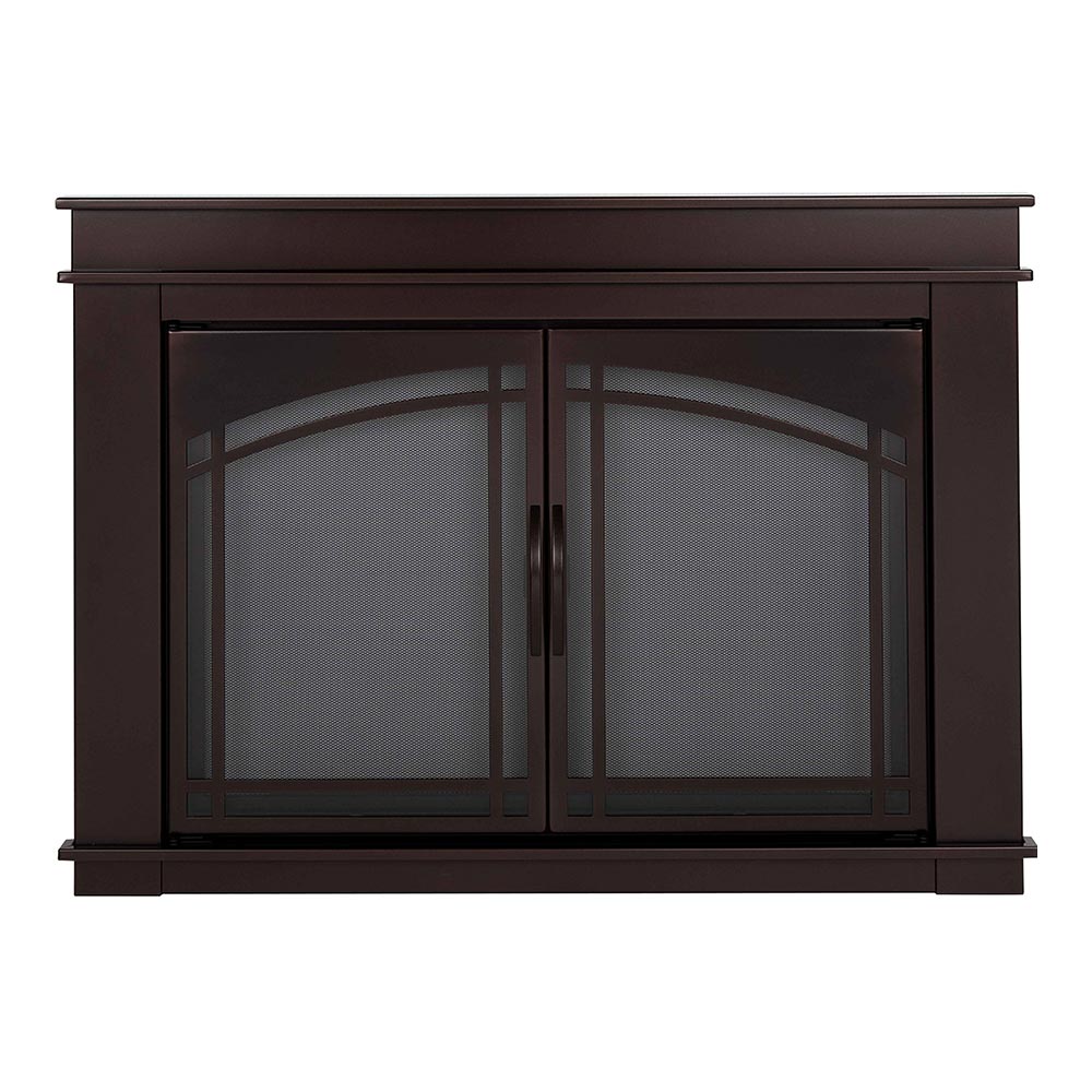 Farnsworth Oil Rubbed Bronze Masonry Fireplace Door | Standard Sizes