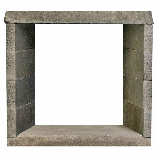 FireRock 30" See-Through Vent-Free Masonry Gas Fireplace