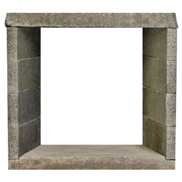 FireRock 48" See-Through Vent-Free Masonry Gas Fireplace