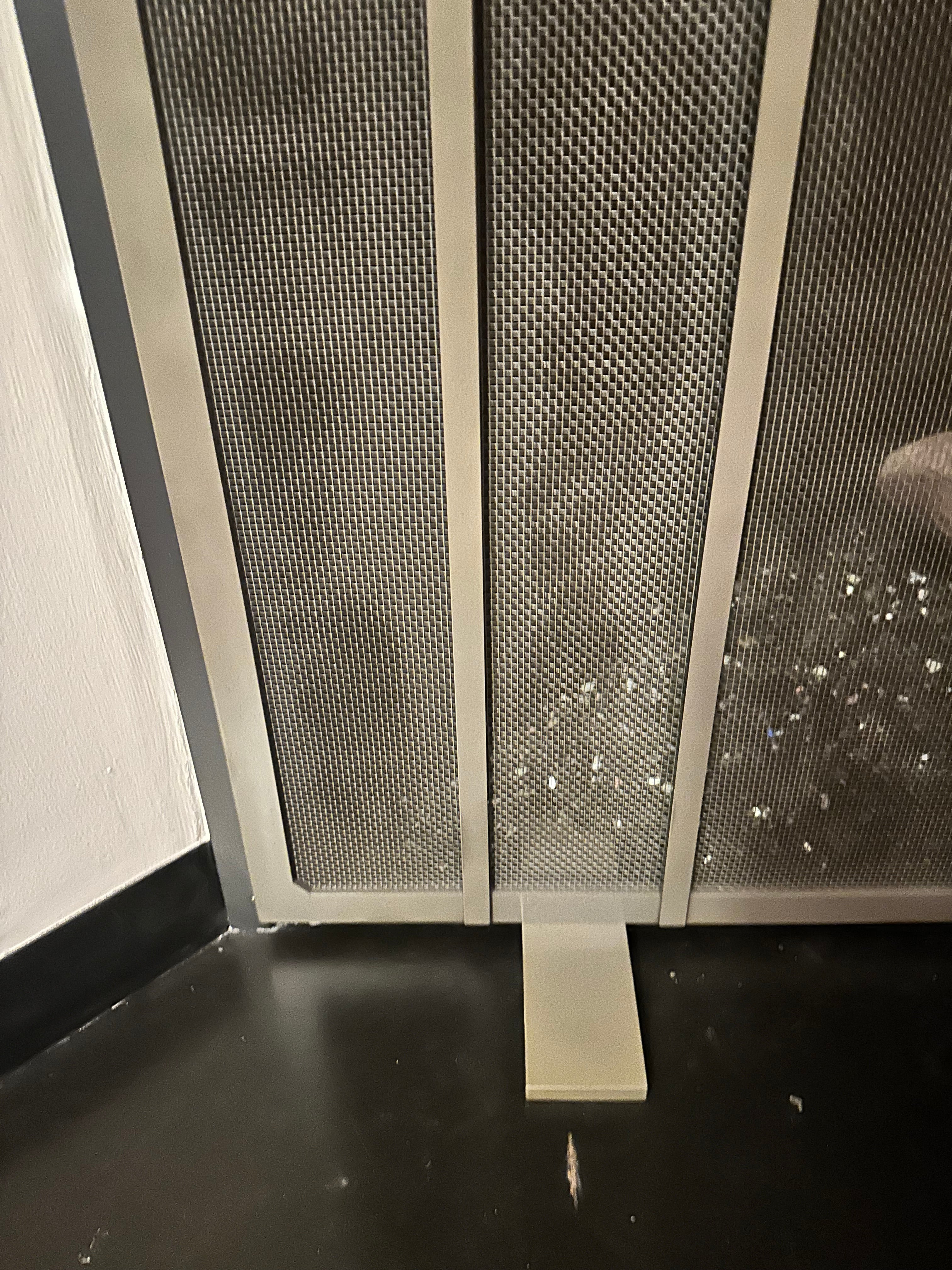 Free Standing Fireplace Screen Handmade to Fit | Axis