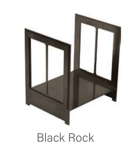 Hammered Edge Logs Basket / Rustic Copper Finish