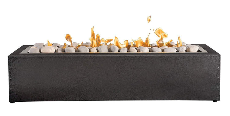 Napoleon Patioflame 48" Linear Gas Fire Pit - Hammertone Pewter Cabinet