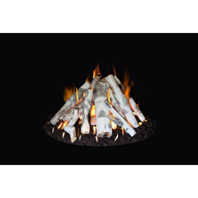 Grand Canyon 24" Round Tall Stack Outdoor Fire Pit Burner Kit – Electronic Ignition (WBECS)