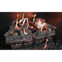 Grand Canyon 36" Lava Front-View Burner with GlowFire Logs - Electronic Ignition
