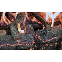 Grand Canyon 36" Lava Front-View Burner with GlowFire Logs - Electronic Ignition