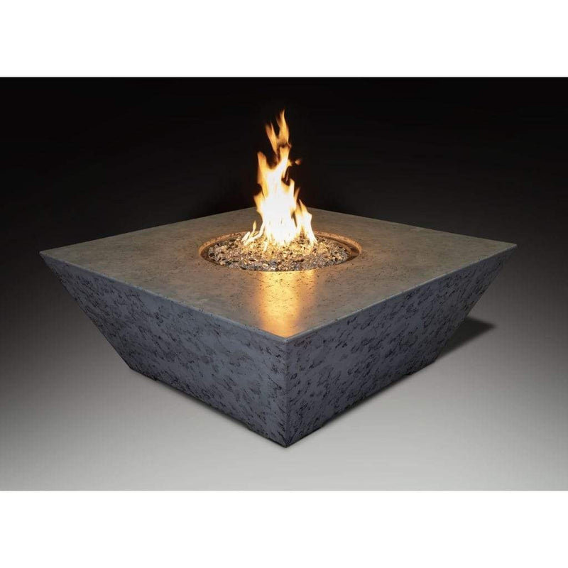 Grand Canyon Olympus Square 48" GFRC Gas Fire Table - Gray, Propane