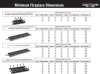 Grand Canyon 96" H-Style Linear Glass Burner System - Stainless Steel (Natural Gas)