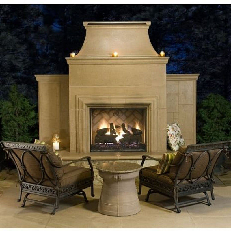 American Fyre Designs Grand Cordova 110" Vented Outdoor Gas Fireplace