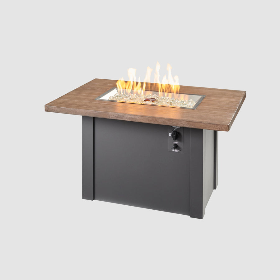 Outdoor GreatRoom Havenwood 44-Inch Rectangular Gas Fire Pit Table