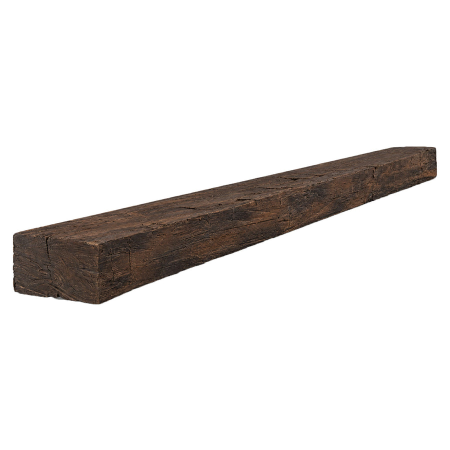 Hayloft Non-Combustible Concrete Mantel Shelf Maduro Finish