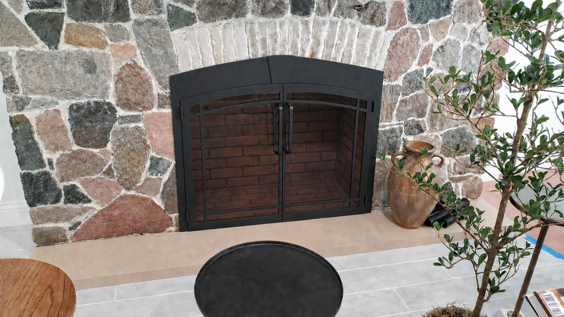 Arch Buckingham Fireplace Doors Order - Mylar and Order Form Provided