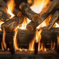 24" Arizona Weathered Oak Vented Gas Log Set | Grand Canyon