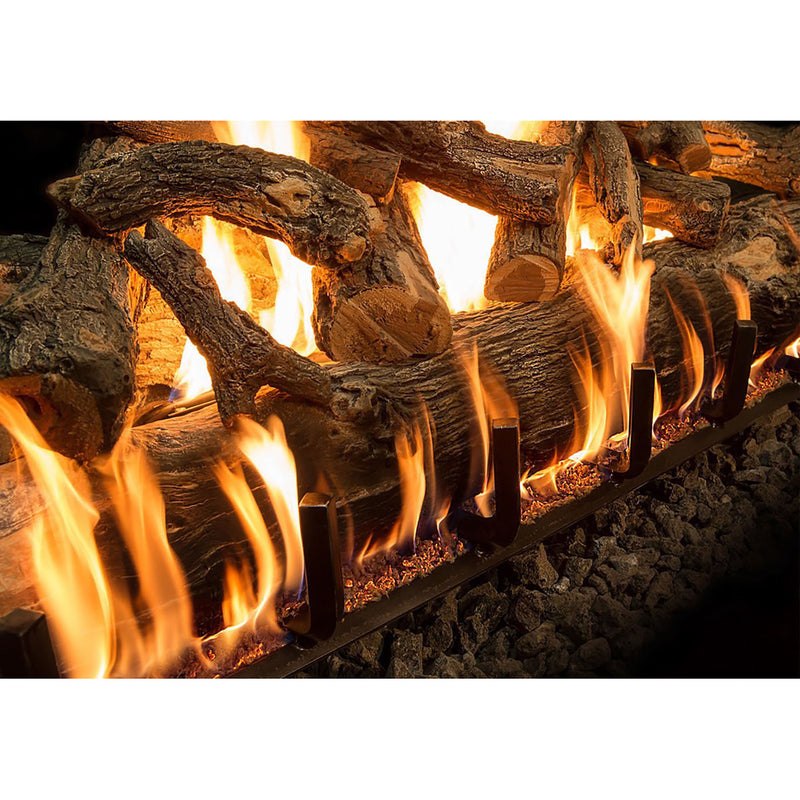 Grand Canyon 72" Arizona Weathered Oak Jumbo See-Through Vented Gas Log Set