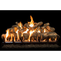 Grand Canyon 72" Arizona Weathered Oak Jumbo See-Through Vented Gas Log Set