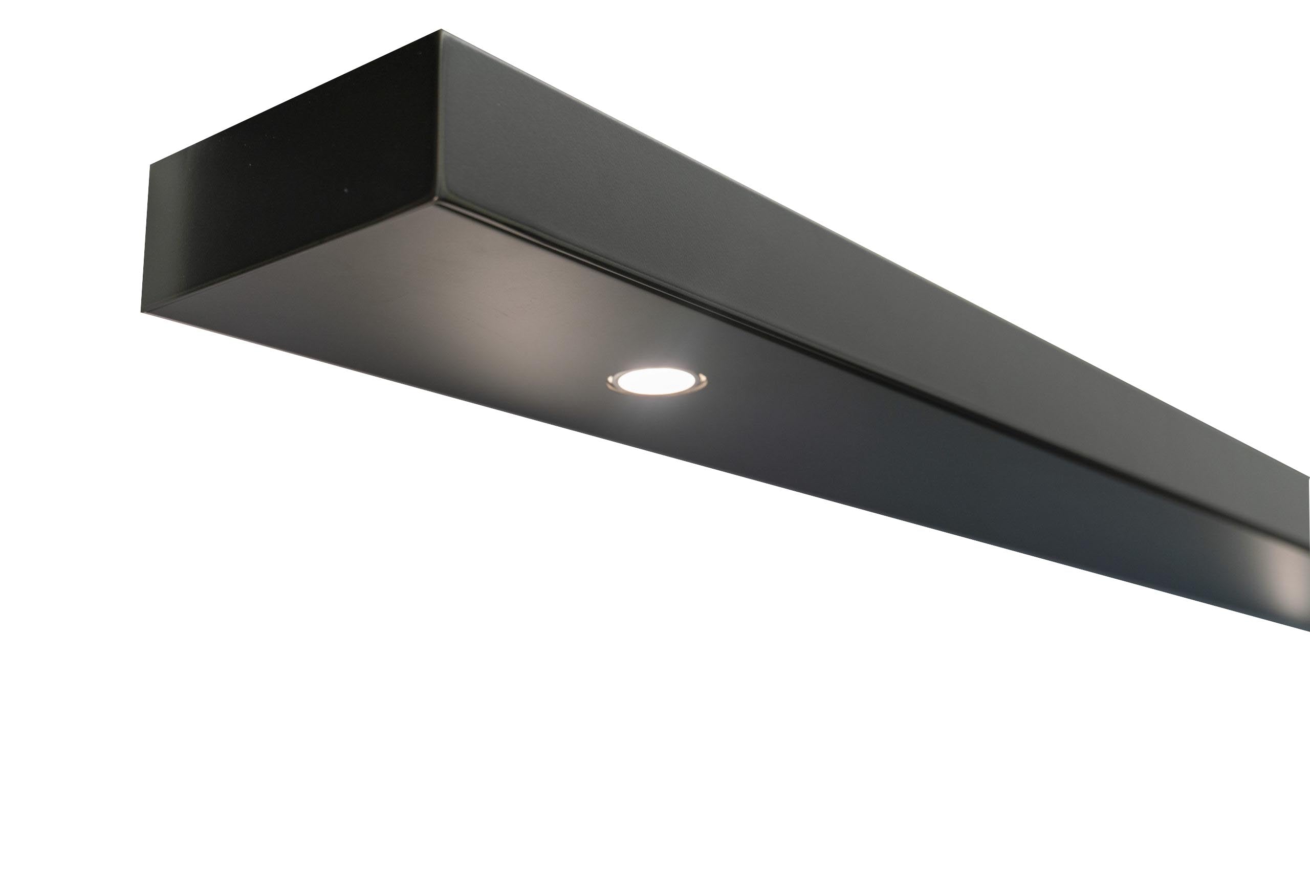 Fully Customizable LED Floating Metal Shelves Non Combustible in 25+ Finishes and Any Size
