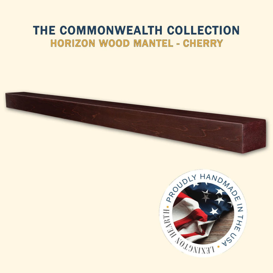 Horizon Wood Mantel Shelf Kit — Cherry