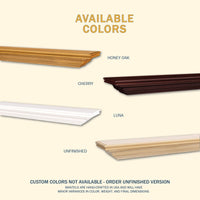 Pendleton Wood Mantel Shelf Kit Cherry