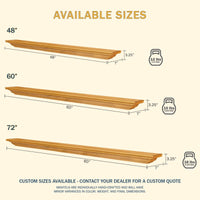 Pendleton Wood Mantel Shelf Kit Cherry