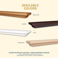 Woodford Wood Mantel Shelf Kit Cherry