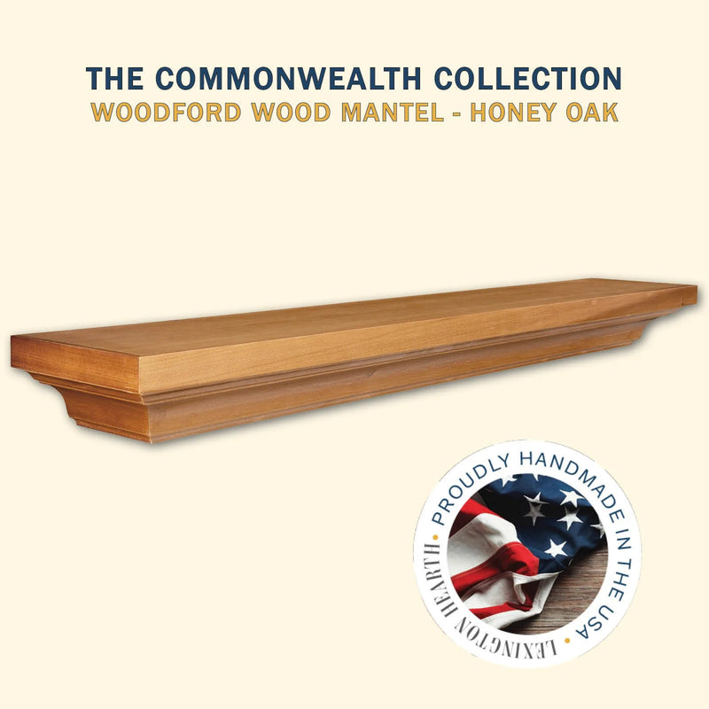 Woodford Wood Mantel Shelf Kit Unfinished