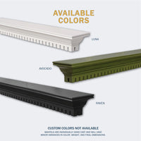 Federal Non-Combustible Mantel Shelf Luna Finish