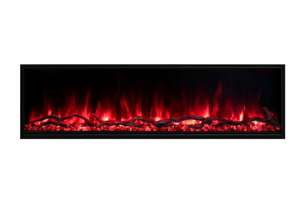 Modern Flames Landscape Pro Slim 80-Inch Built In Wall Mount Electric Fireplace - Model LPS-8014