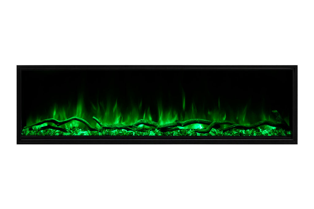 Modern Flames Landscape Pro Slim 56-Inch Built In Wall Mount Electric Fireplace - Model LPS-5614